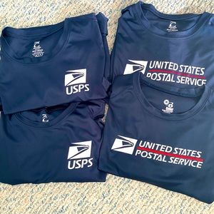 USPS  Long sleeve shirts (FOUR SHIRTS!)